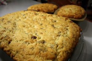 It looked delicious fresh out of the oven.