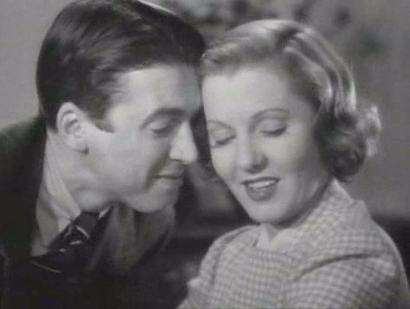 James Stewart and Jean Arthur